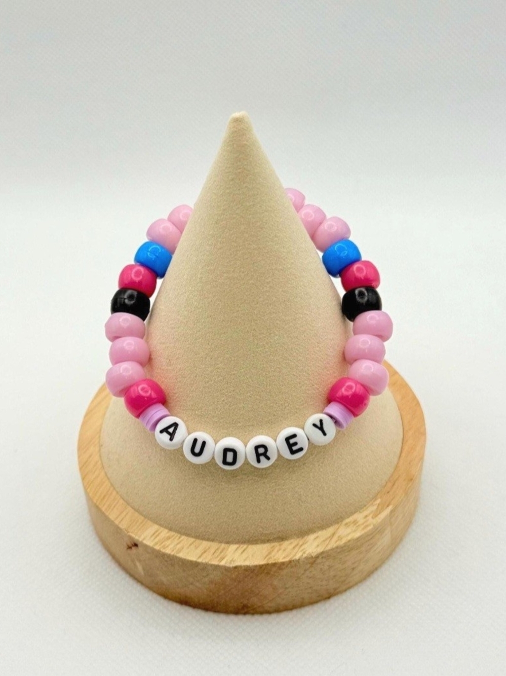 'Audrey' Disney Descendants Inspired Handmade Beaded Kandi Clay Bracelet